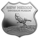 Icons of Route 66 - New Mexico Dinosaur Museum 1oz. .999 Silver Shield
